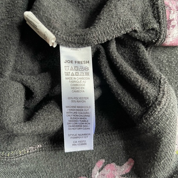 Joe Fresh 2pc Floral Pj / Lounge Jogger Set Size 1x/L - Picture 6 of 14